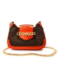 thumbnail image 1 of Michael Kors Orange Ladies Hally Extra Small Presbyopia Leather Crossbody Bag, 1 of 1