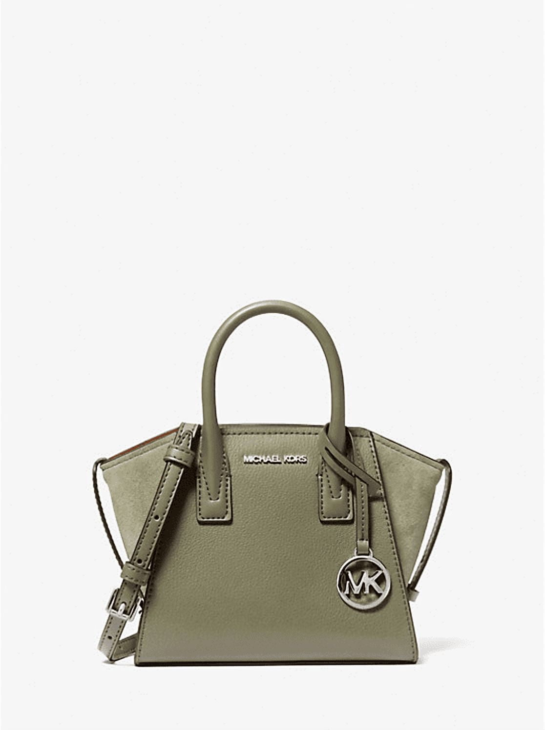 Michael Kors Outlet Avril Extra-Small Leather Satchel - Thyme