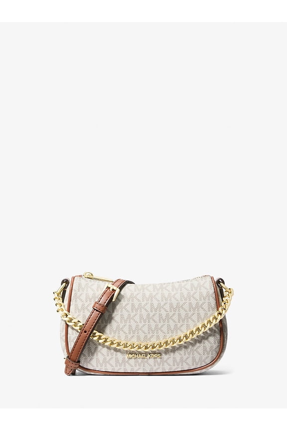 Outlet Carmela Small Signature Logo Convertible Crossbody Bag - Light Cream Multi
