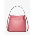 thumbnail image 1 of Michael Kors Outlet Carson Medium Pebbled Leather Convertible Bucket Crossbody Bag - Hibiscus, 1 of 5