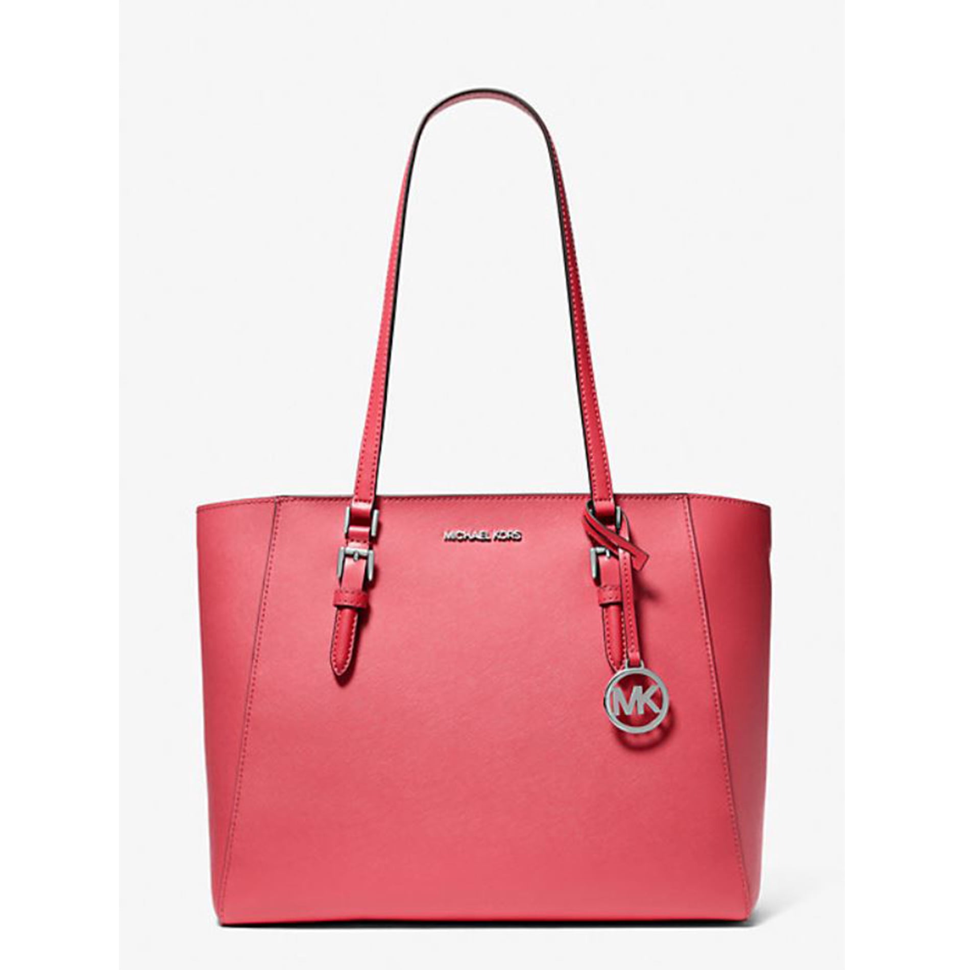 Michael Kors Outlet Charlotte Large Leather and Signature Logo 3-in-1 Tote Bag 35R3SCFT3T-Hibiscusmulti