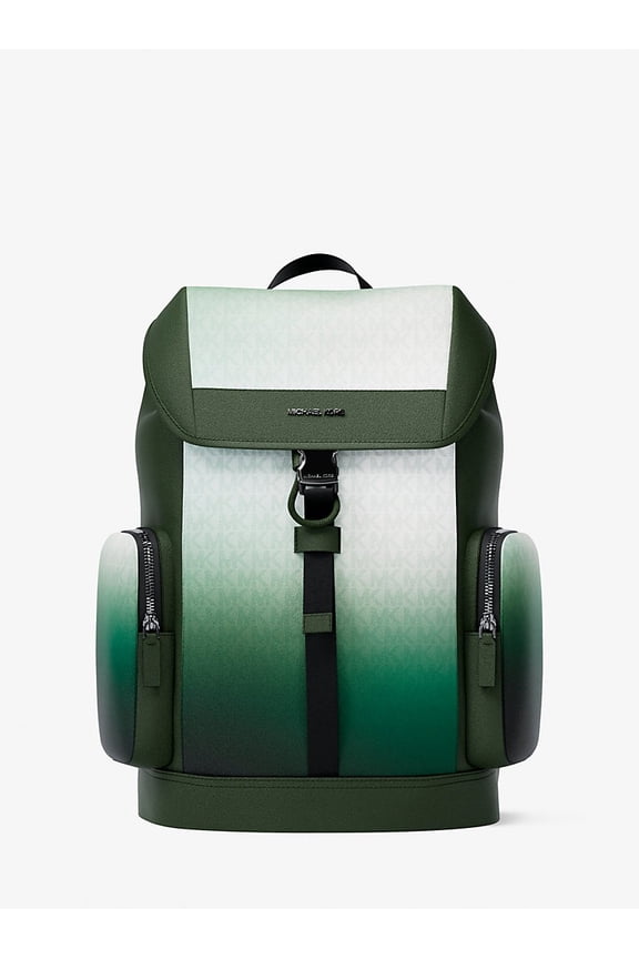 Outlet Cooper Medium Ombr Signature Logo City Backpack - Moss Multi