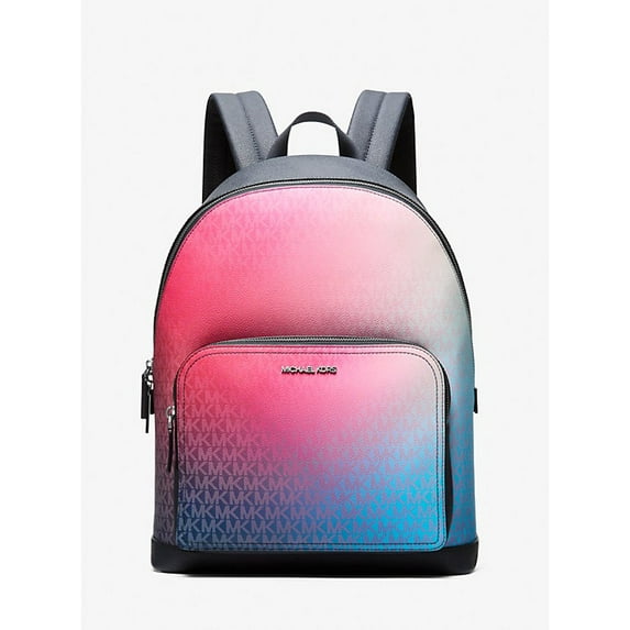 Michael Kors Outlet Cooper Ombré Signature Logo Backpack - Navy Multi
