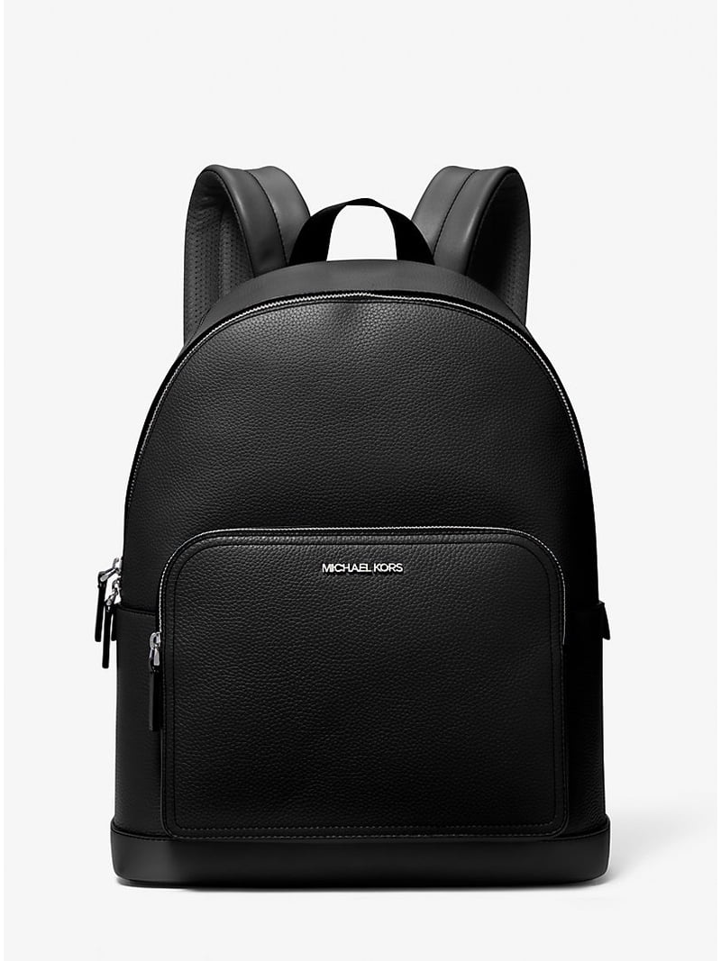 cooper backpack leather TSD Brand Canvas Grey Our Cooper backpack makes an instant statement with its luxe pebbled leather construction and sleek hardware Cooper Backpack | Black