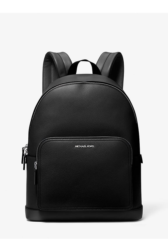 Outlet Cooper Pebbled Leather Commuter Backpack - Black