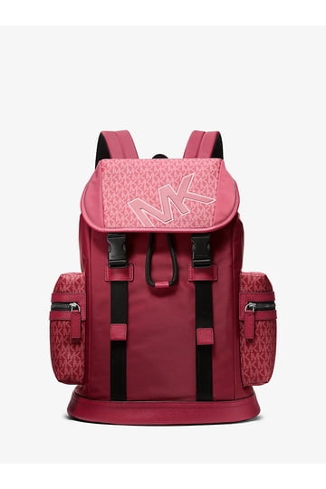 Michael Kors Brooklyn Large Nylon Backpack - Maroon Burgundy michael kors backpack - Gem main image 4