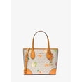 thumbnail image 1 of Michael Kors Outlet Eva Extra-Small Printed Signature Logo Convertible Tote Bag - Orange Radiant Multi, 1 of 3