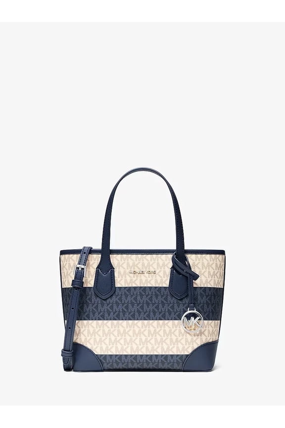 Outlet Eva Extra-Small Signature Logo Convertible Crossbody Bag - Navy