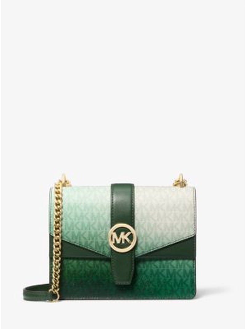 Michael Kors Outlet Greenwich Small Ombré Signature Logo Crossbody