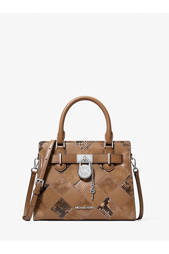 Outlet Hamilton Small Patchwork Satchel - Drift Wood