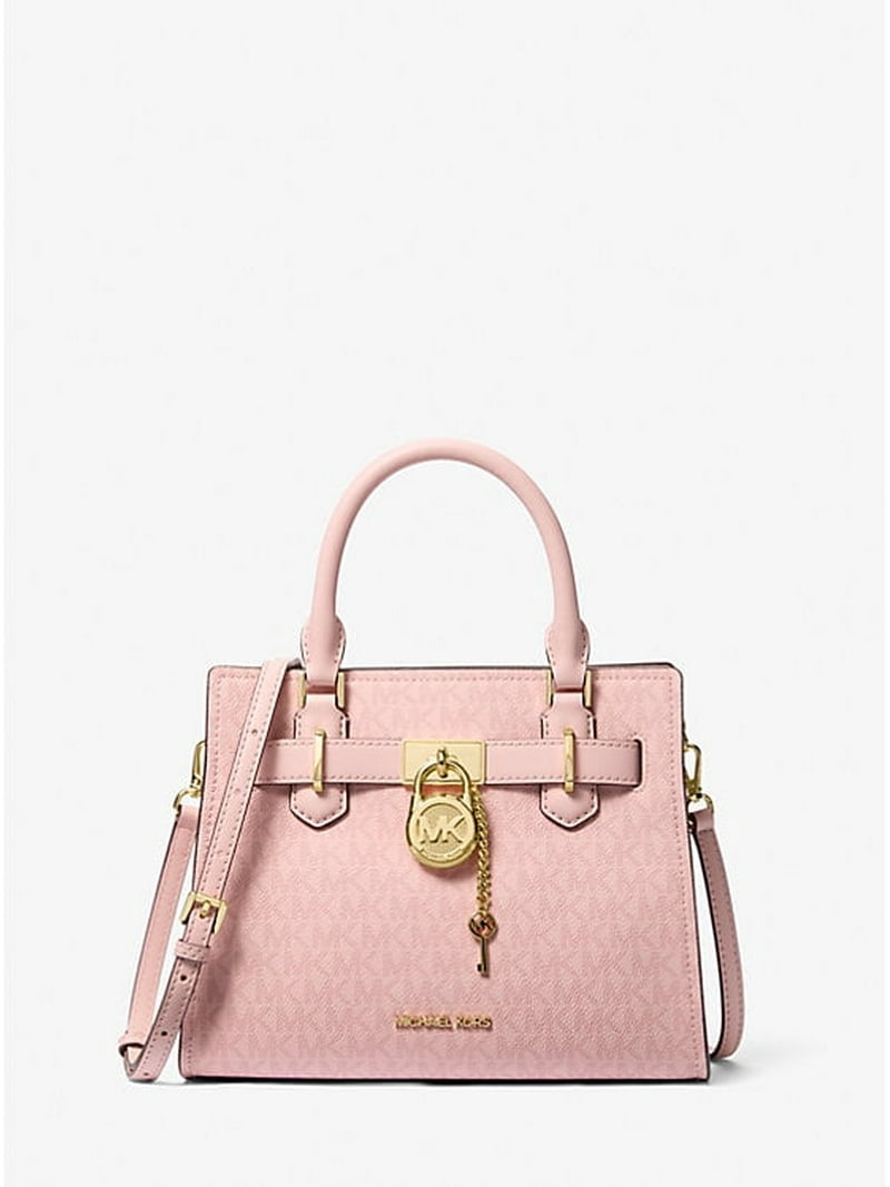 Michael Kors Outlet Hamilton Small Signature Logo Satchel