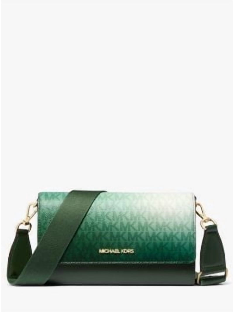 Michael Kors Women's Jet Set Large Ombré Signature Logo Crossbody