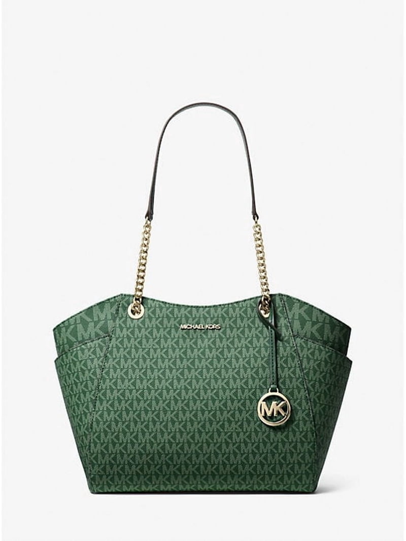 Michael Kors Women's Jet Set Large Signature Logo Shoulder Bag