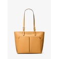 thumbnail image 1 of Michael Kors Outlet Jet Set Medium Signature Logo Pocket Tote Bag - Radiant Orange, 1 of 3