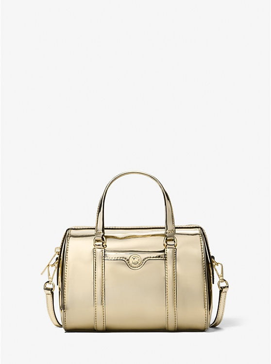 Michael Kors Outlet Jet Set Small Metallic Convertible Crossbody