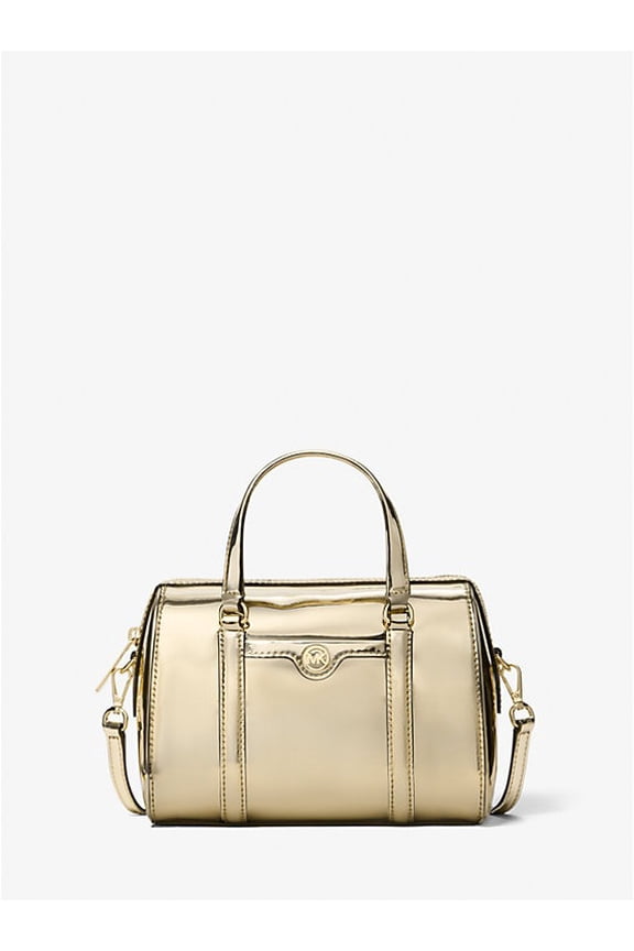 Outlet Jet Set Small Metallic Convertible Crossbody Bag - Pale Gold