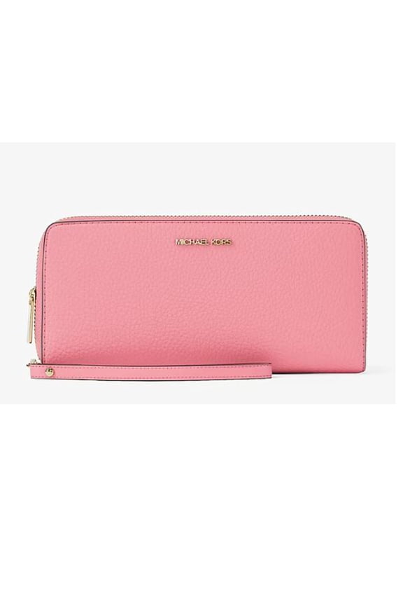 Jet Set Travel Large Travel Continental Wristlet Wallet Carnation