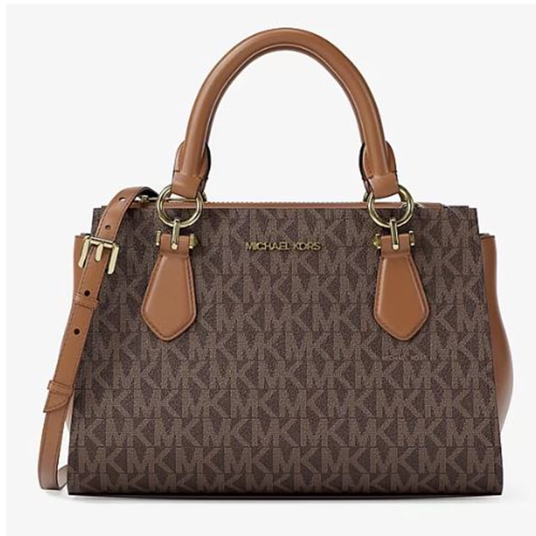 Michael Kors Women's Marilyn Small Signature Logo Messenger Bag