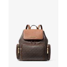 Michael Kors Women’s Merritt Small Signature Logo Cargo Backpack, PVC Canvas