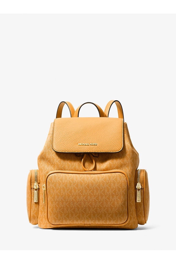 Outlet Merritt Small Signature Logo Cargo Backpack - Radiant Orange