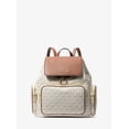 thumbnail image 1 of Michael Kors Women’s Merritt Small Signature Logo Cargo Backpack, PVC Canvas, 1 of 3