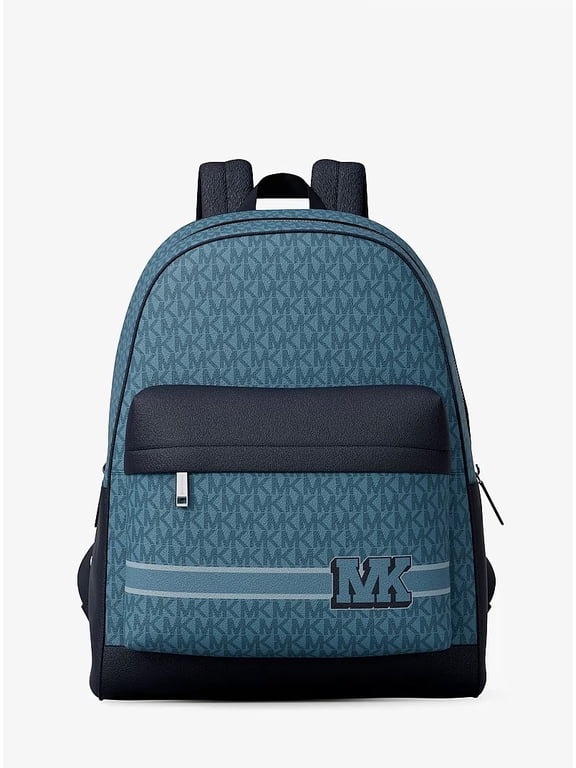 Outlet Pacey Embellished Striped Signature Logo Backpack - Denim