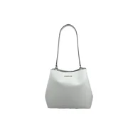 Michael Kors Outlet Pratt Medium Shoulder Bag - Optic White