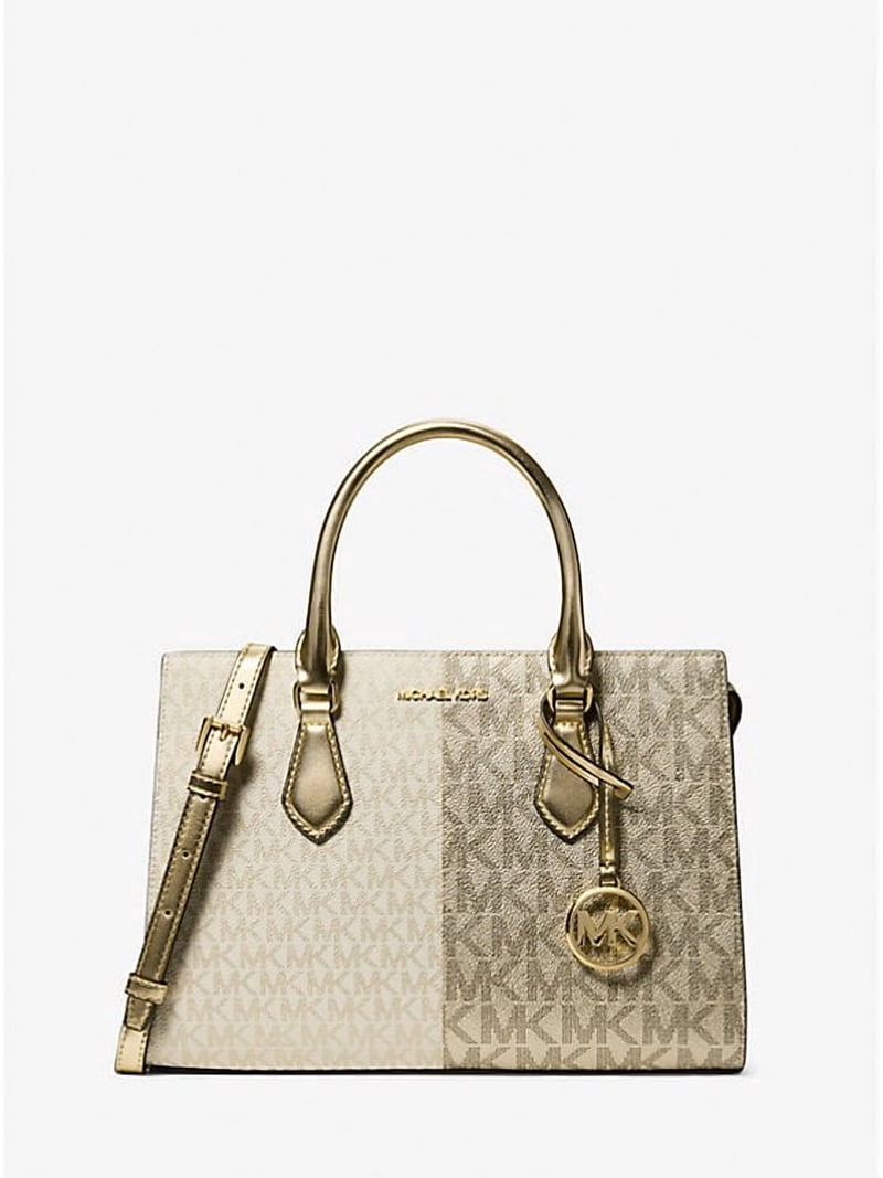 Michael Kors Sheila Medium Messenger Crossbody Purse Satchel Women