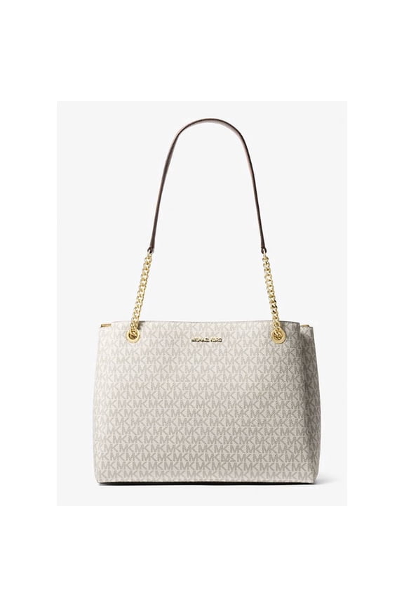 Soho Medium Signature Logo Tote Bag (Vanilla) 35S6G1SE2B-149