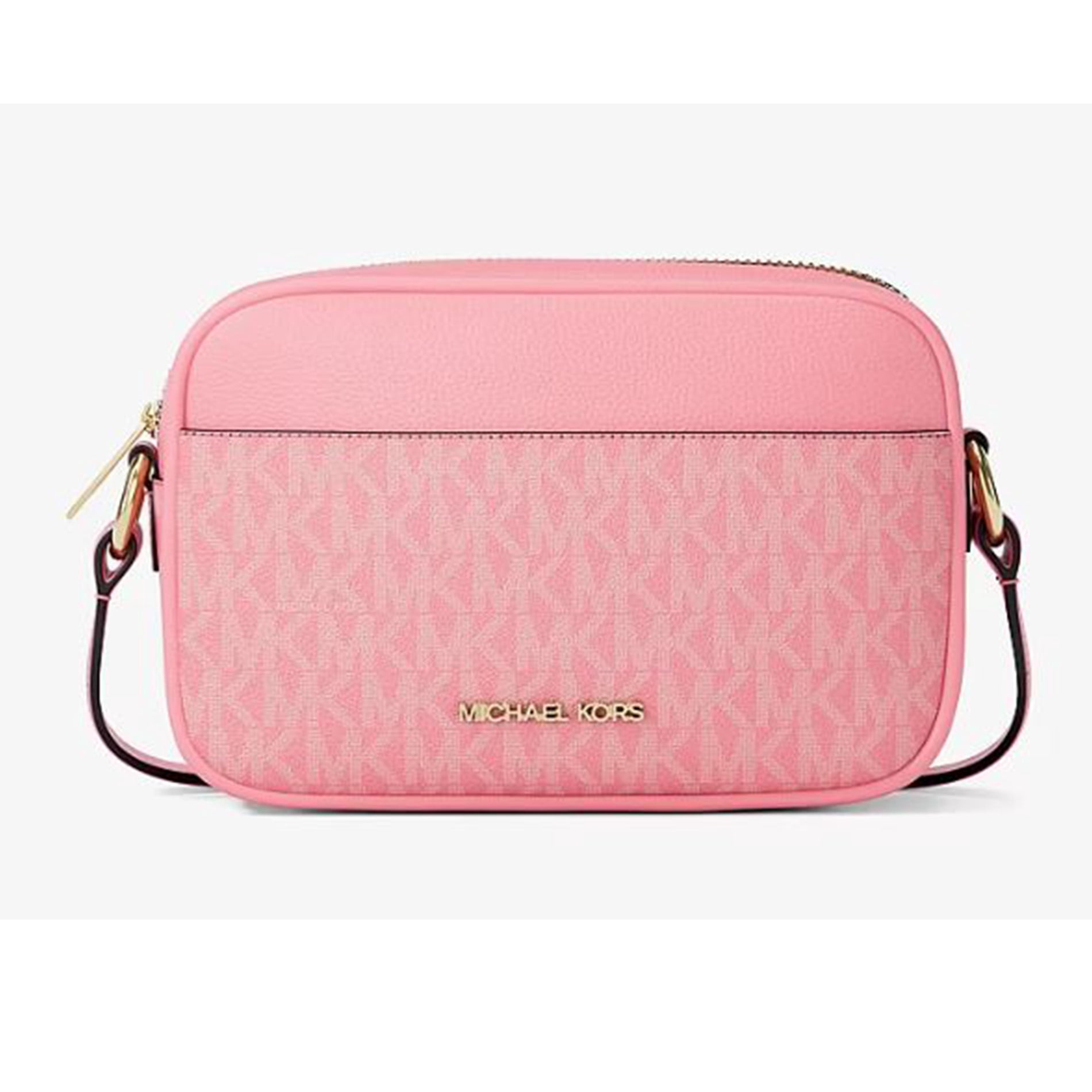 Michael Kors Outlet Women's Jet Set Travel Small Signature Logo