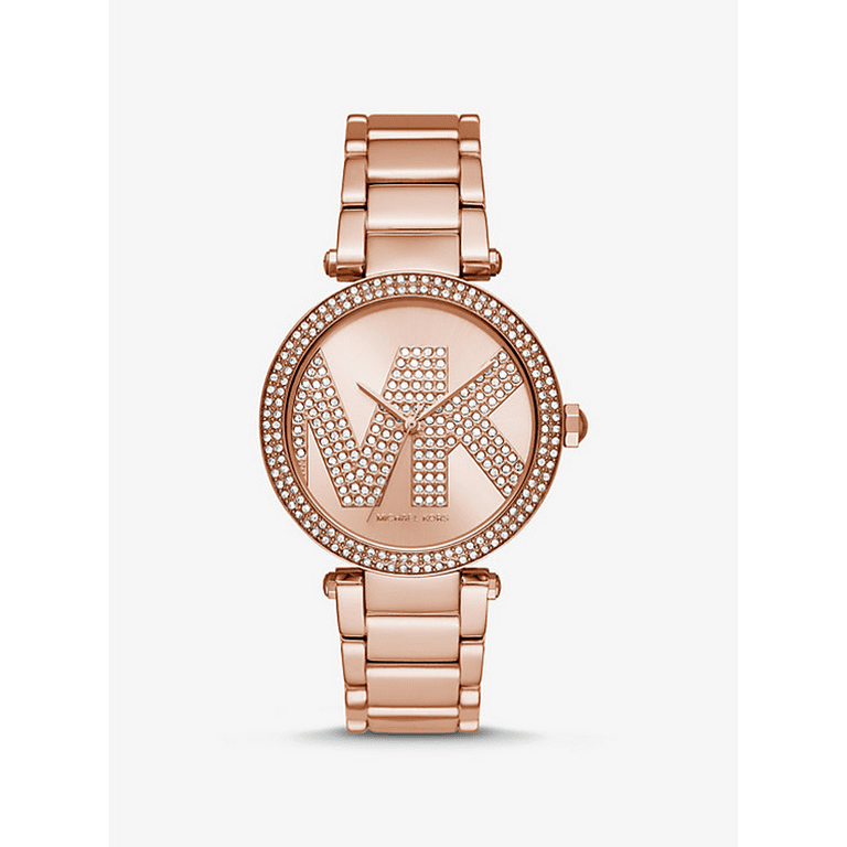 Michael Kors Rose Gold Tone Logo Dial Bracelet Watch Michael Kors Women main image 3