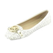 Michael Kors Women''''s Fulton Moccasin (Vanilla PVC,49T8FUFR1B-149-5