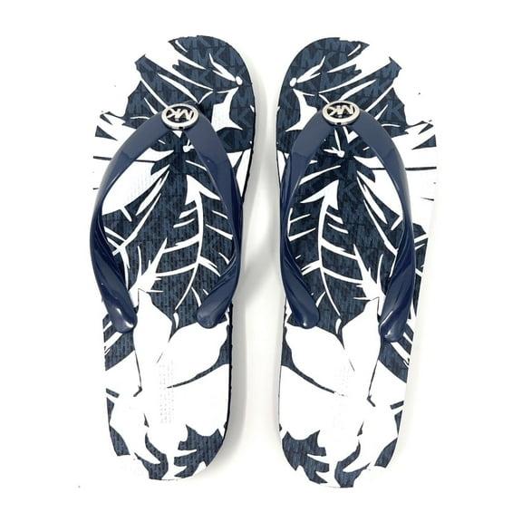 Michael Kors PVC Palm Tree Print Women's Flip Flop, 7M