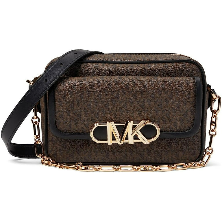 ★普段使いに最適★MICHAEL KORS CAMERA BAG CROSSBODY Michael Kors Parker Medium Chain Swag Camera Crossbody Brown