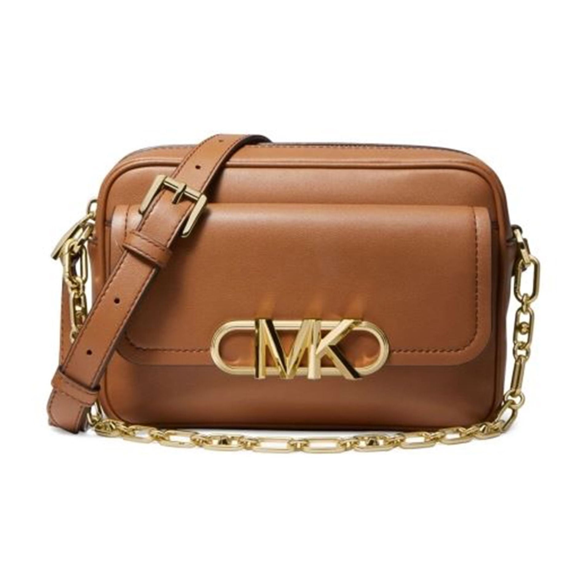 Michael Kors Parker Medium Chain Swag Camera Crossbody Luggage One