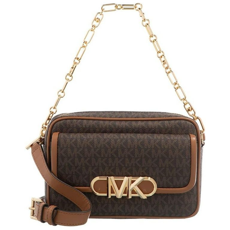 Michael Kors Parker Medium Chain Swag Camera Crossbody One Size