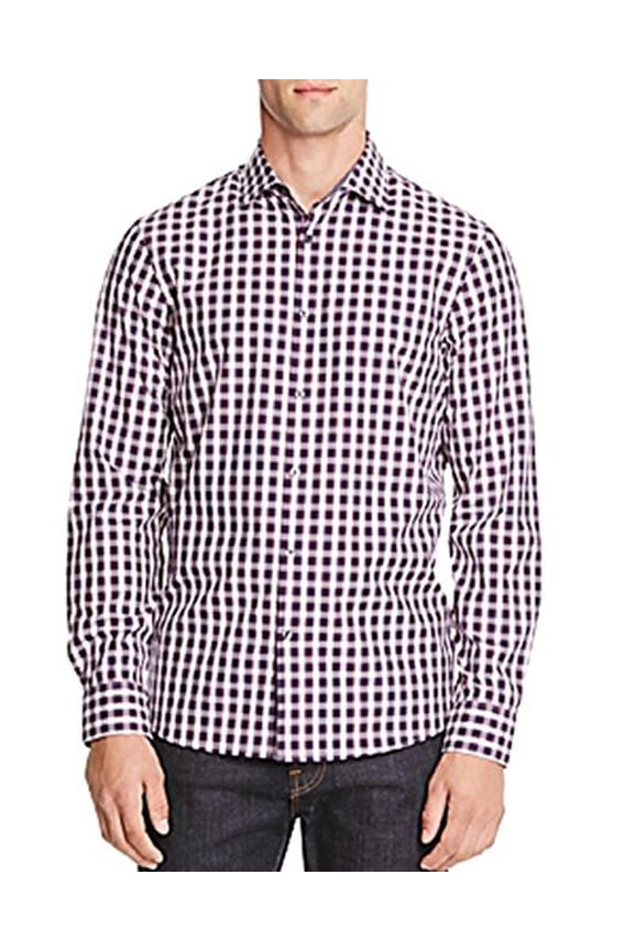 Peyton Check Slim Fit Button-Down Shirt (Multicolored, M)