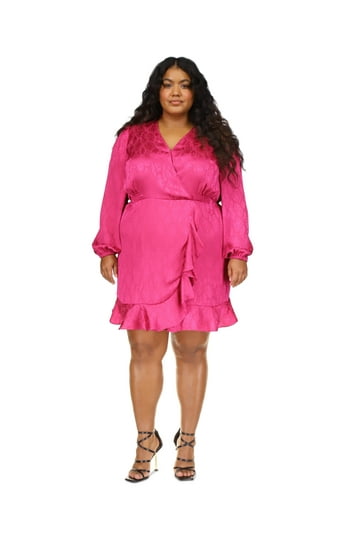 pink snakeskin mini dress Hot Pink Snake skin satin Cow Neck Backless Dress Pea Street