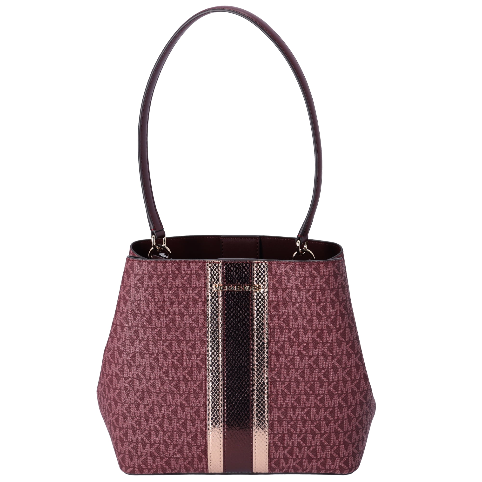 Michael Kors Pratt Medium MK Logo Bucket Shoulder Bag Michael Kors Pratt Medium MK Logo Bucket Shoulder Bag