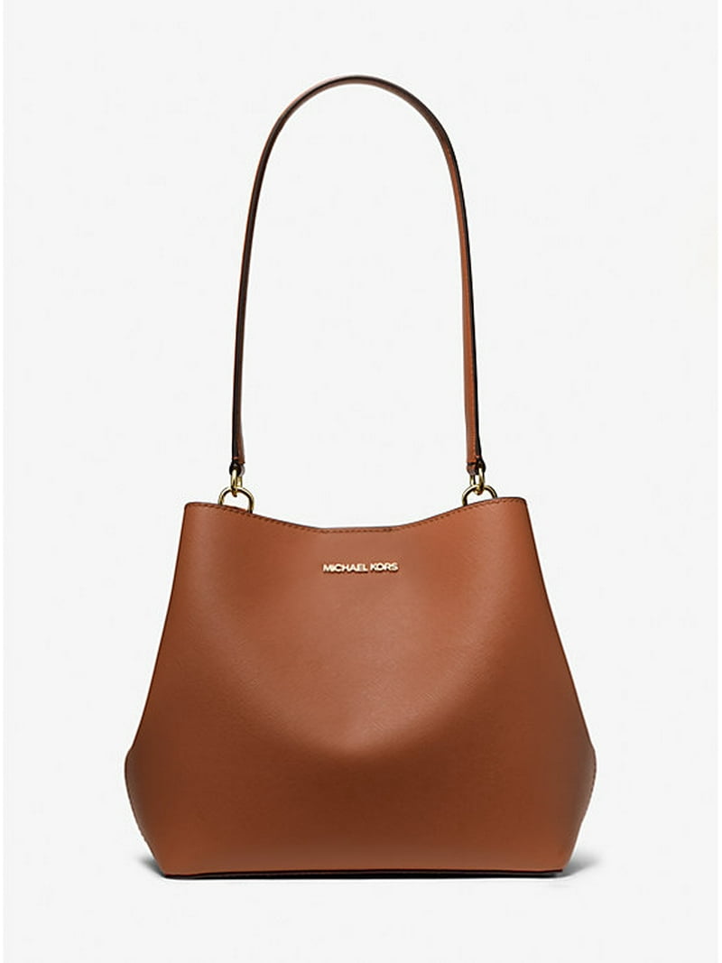 MICHAEL KORS ショルダーバッグ ブラウン Michael Kors Avril Large Top Zip Handbag: Satchel Shoulder Bag