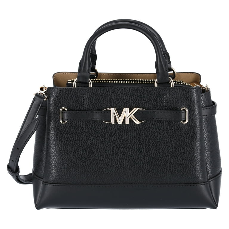 Original Michael Kors Black Leather Satchel Handbag - Belted