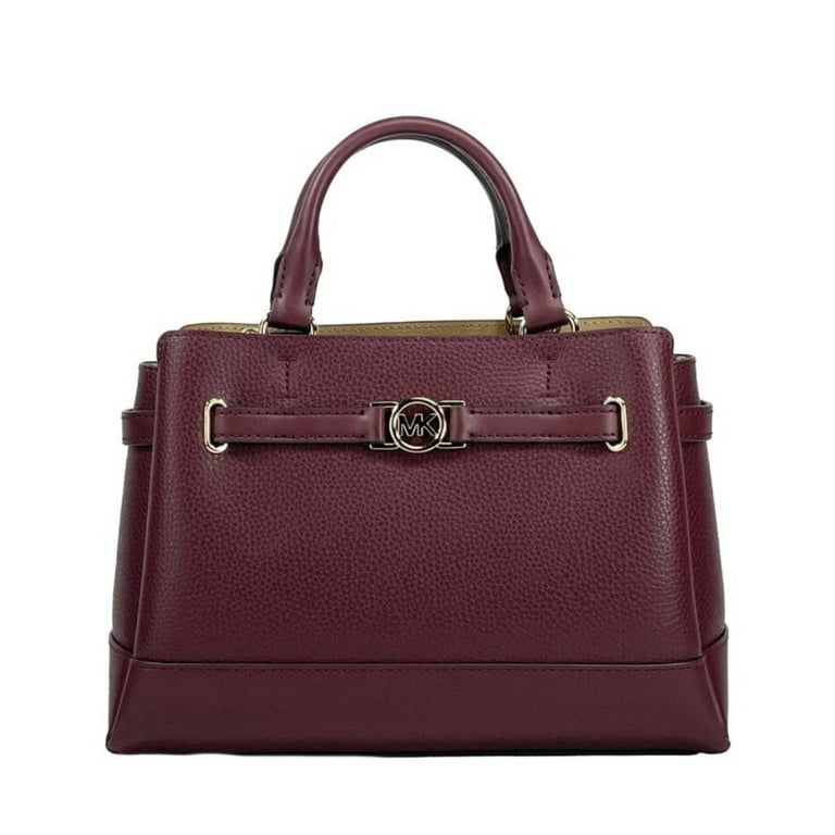 Michael Kors Reed Women Small Leather Belted Crossbody Satchel