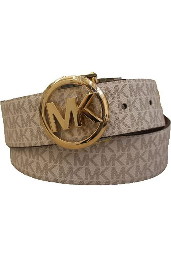 Reversible Buckle Belt 558385-200-XL (Vanilla, Extra Large) MK Signature