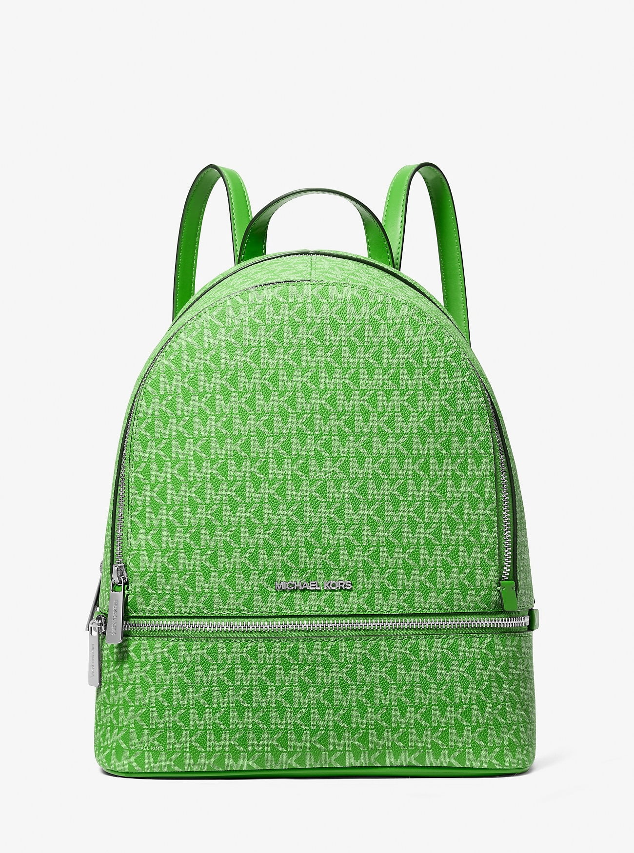 Rhea Medium Signature Logo Backpack - Jungle Green