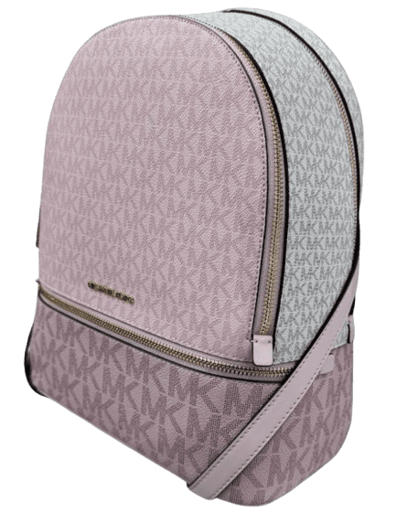 Michael Kors Womens Rhea Zip Medium Backpack Smokey Rose Michael Kors Womens Rhea Zip Medium Backpack Smokey Rose