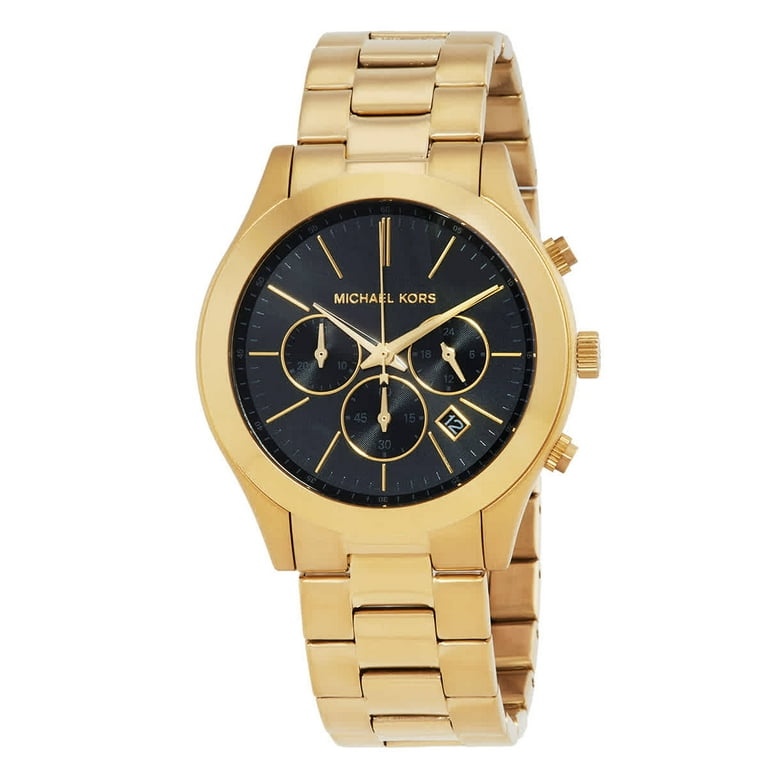 Michael Kors Runway Chronograph Quartz Black Dial Men's Watch