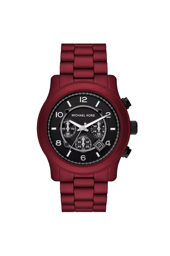 Men's Runway Black Dial Watch - MK9148