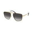 thumbnail image 1 of Michael Kors SILVERTON MK 1153 Metal Unisex Pilot Sunglasses Shiny Yellow Gold 58mm Adult, 1 of 3