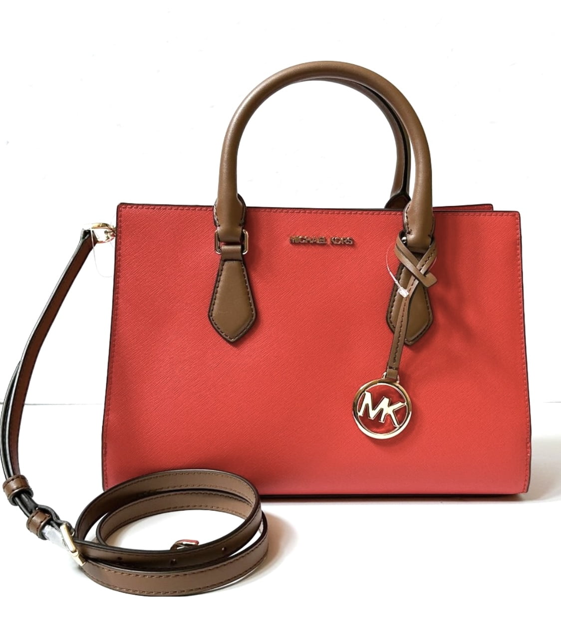 Michael Kors Sheila Small Center Zip Satchel Purse, Vegan Michael Kors Sheila Small Center Zip Satchel Purse, Vegan