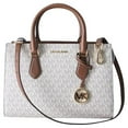 thumbnail image 1 of Michael Kors Sheila Medium Satchel Handbag, Vanilla, 1 of 6